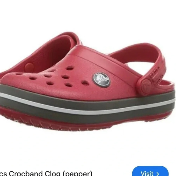 Crocs unisex adult Men's and Women's Crocband Clog, Pepper, 9 Women 7 Men US - Picture 1 of 6